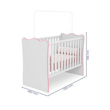 Load image into Gallery viewer, Linx Baby Crib Doce Sonho - White &amp; Pink
