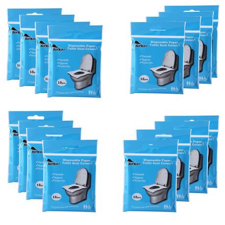 Heartdeco Disposable Paper Toilet Seat Covers Travel 16 Packs of 10 Sheets Buy Online in Zimbabwe thedailysale.shop