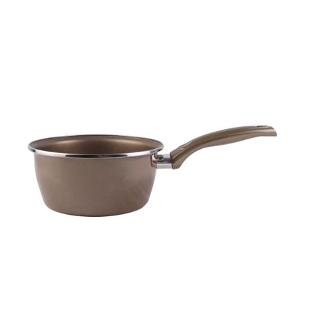 Magefesa - 18cm Enamelled Saucepan - Champagne - Vitroceramic Cookware Buy Online in Zimbabwe thedailysale.shop