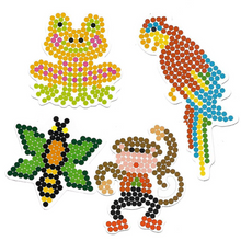 Load image into Gallery viewer, JKA - Animal Fun (4 Pegs/4 Cards) - Bucket Kit - Iron On Bead Craft Toy
