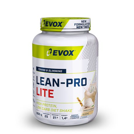 Evox Lean Pro Lite Vanilla Crm 900g Buy Online in Zimbabwe thedailysale.shop