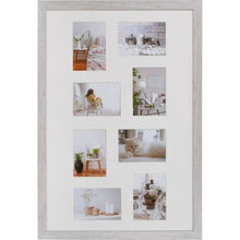 Load image into Gallery viewer, Modern Gallery Frame White 50x75cm with 8x 13x18cm pic inserts-2 Pack
