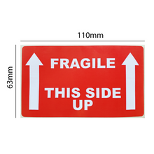 Load image into Gallery viewer, Fragile Warning Stickers - This Way Up - 1000 Adhesive Labels
