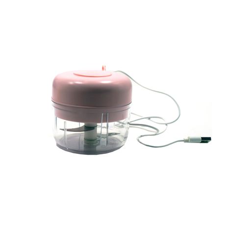 Pink Intelligent Electric Garlic Blender Machine