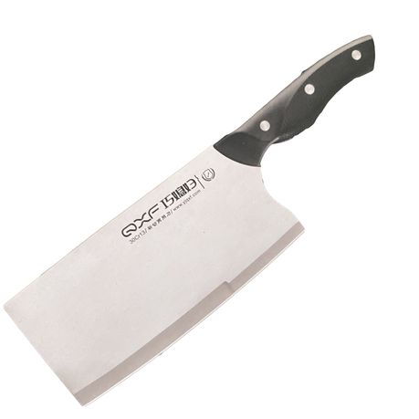 Heavy Duty Solid Butcher Meat Cleaver Knife 7 inch – Black Handle-1214 Buy Online in Zimbabwe thedailysale.shop