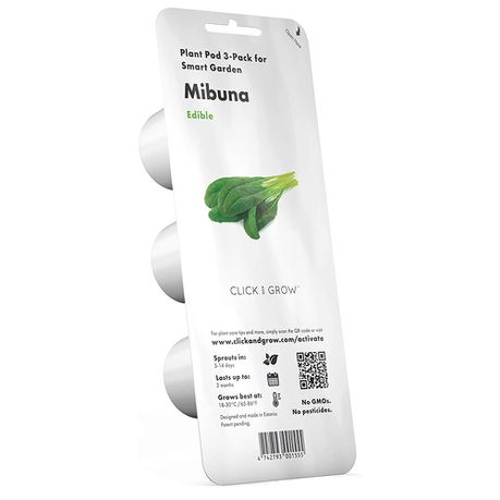 Click and Grow Mibuna Refill for Smart Herb Garden - 3 Pack