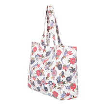 Load image into Gallery viewer, Roxy Womens Anti Bad Vibes 24L Tote Bag - Bright White Magic Flowers
