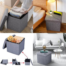 Load image into Gallery viewer, Urban Lifestyle Trend Storage Stool – Large - Grey
