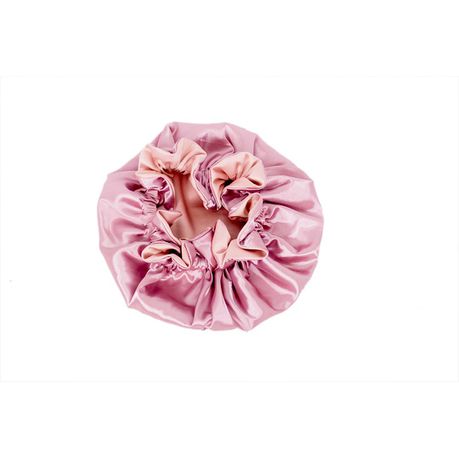 Silky Bonnets Comfortable Reversible Soft Sleeping Cap (Nude)