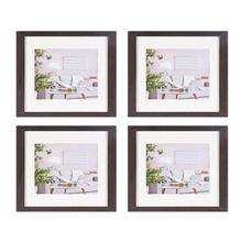 Load image into Gallery viewer, Modern Wooden Frame Dark Brown Picture Size 30x30cm 4 pack
