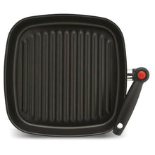 Load image into Gallery viewer, Piardi Vulcano Grey Grill Pan With Reclinable Handle 28x28cm
