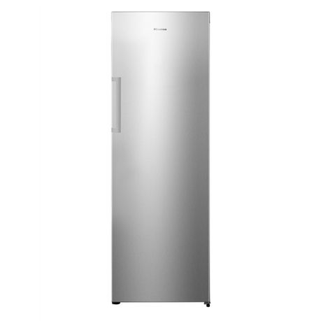 Hisense-320L Upright Fridge No Frost-Brushed Stainless Steel Buy Online in Zimbabwe thedailysale.shop