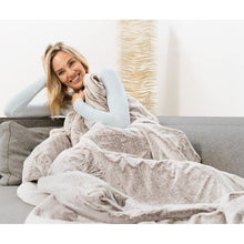 Load image into Gallery viewer, Beurer Cozy Heated Over Blanket - HD 75 Nordic New - Light Grey
