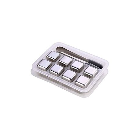 Cre8tive 8 PCS Stainless Steel Reusable Ice Cubes Buy Online in Zimbabwe thedailysale.shop