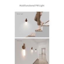 Load image into Gallery viewer, Sothing LED Smart Sensor Motion Light with Rechargeable USB - Wood
