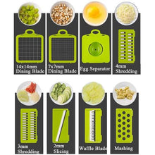 Load image into Gallery viewer, Veggie Slicer 14pcs Multifunctional kitchen Tool
