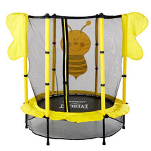 Load image into Gallery viewer, Everlast 4.5FT Bee Trampoline with Safety Net Enclosure
