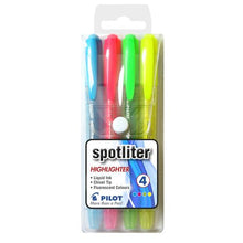 Load image into Gallery viewer, Pilot Spotliter Highlighters - Wallet of 4 Colours
