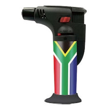 Load image into Gallery viewer, Zengaz Torch Jet Lighter SA Flag &amp; Zengaz Pure Gas 330ml Refill
