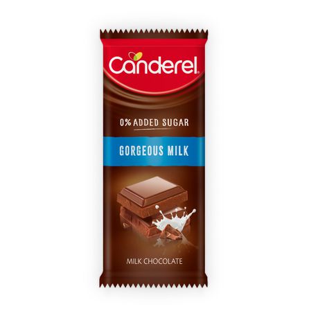 Canderel Chocolate Slab - Gorgeous Milk - 100g Buy Online in Zimbabwe thedailysale.shop