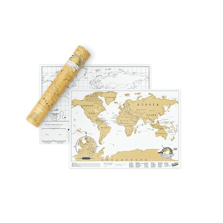 Travel Edition World Scratch Map Buy Online in Zimbabwe thedailysale.shop