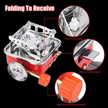 Load image into Gallery viewer, Small Ultralight Square Camping Stove for Camping &amp; Hiking
