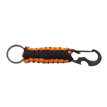 Load image into Gallery viewer, Camping Keyring Survival Kit With Bottle Opener- Orange
