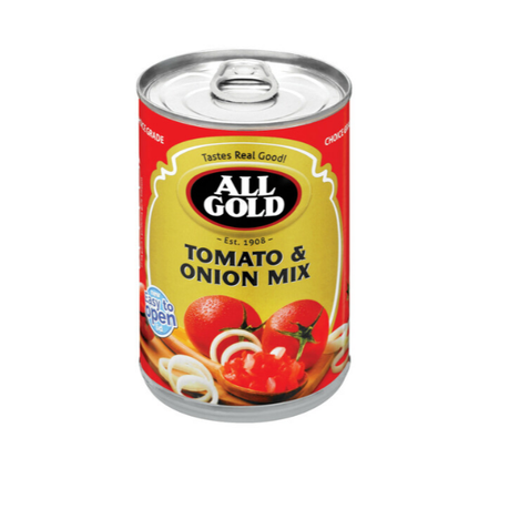 All Gold Tomato & Onion Cooking Mix 12 cans x 410g Buy Online in Zimbabwe thedailysale.shop