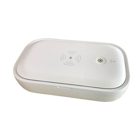 3-in-1 Fast Wireless Charger UV Sanitizer Box with Aromatherapy - White Buy Online in Zimbabwe thedailysale.shop