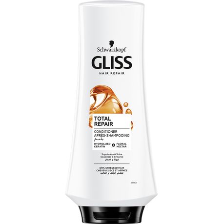 Schwarzkopf Gliss Total Repair Conditioner - 400ml Buy Online in Zimbabwe thedailysale.shop