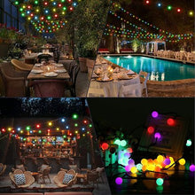 Load image into Gallery viewer, Litehouse Shatterproof Solar 100LED Pearl String Lights Multicolor - 10m
