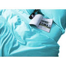 Load image into Gallery viewer, Wrinkle Resistant Egyptian Comfort Sheet Set 4 Piece King: Duck Egg Blue
