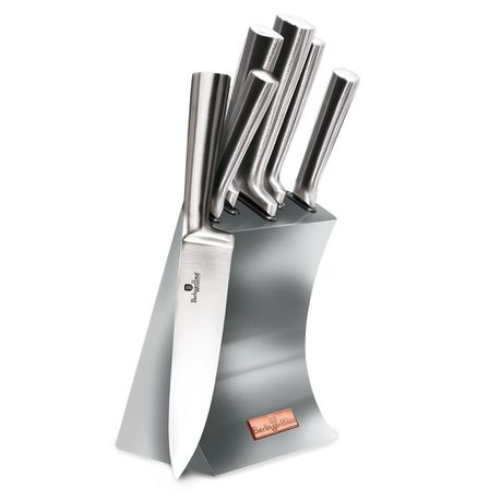 Berlinger Haus 6 Piece Knife Set with Stand - Moonlight Edition Buy Online in Zimbabwe thedailysale.shop