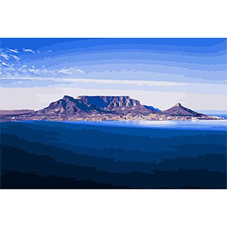 Adult Painting by Numbers - Table Mountain Cityscapes - Medium Buy Online in Zimbabwe thedailysale.shop