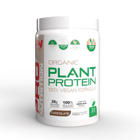 Pro Nutrition Plant Protein Chocolate 750g Buy Online in Zimbabwe thedailysale.shop