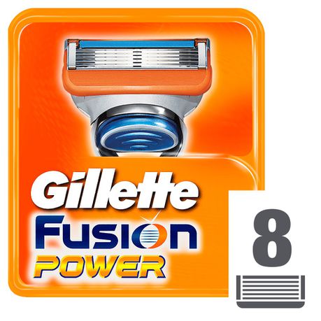 Gillette Fusion Power Razor Blades - 8's Buy Online in Zimbabwe thedailysale.shop