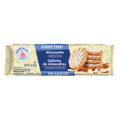 Voortman Sugar Free Almonette Cookies 227 g