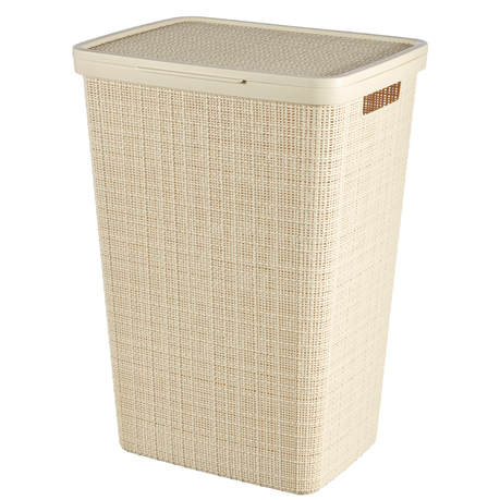 Curver by Keter - Jute Laundry Hamper Oasis White Buy Online in Zimbabwe thedailysale.shop