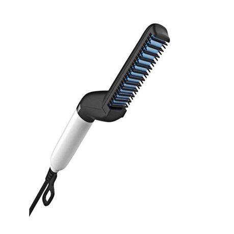 Heated Hair Modelling Comb -Black and Silver Buy Online in Zimbabwe thedailysale.shop