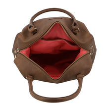 Load image into Gallery viewer, Pierre Cardin Dafney Relaxed Barrel Bag Choc
