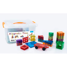 Load image into Gallery viewer, Magnetic Tiles - Kids Building Construction Game Set - 100 Pieces in Box
