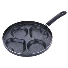 Load image into Gallery viewer, 4 - Hole Egg Frying Pan With Hearts And Circles
