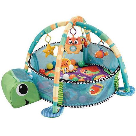 Totland  3 in 1 Baby Activity Gym and Ball Pit Play Mat, Turtle Buy Online in Zimbabwe thedailysale.shop