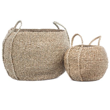 George & Mason - Inara Seagrass Basket - Set of 2 Buy Online in Zimbabwe thedailysale.shop