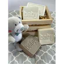 Load image into Gallery viewer, Gift Set - Shampoo Bar, Goat&#39;s Milk and Rooibos African Black Soap for Baby
