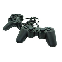 Load image into Gallery viewer, DW KD208 B  UCOM 2-in-1 PC Dual Shock Joypad Controller / Gamepad - Black
