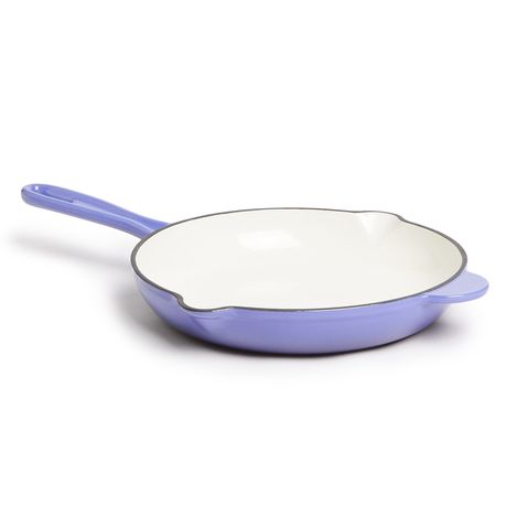 George & Mason - 26cm Round Enamel Cast Iron Fry Pan - Blue Buy Online in Zimbabwe thedailysale.shop