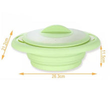 Load image into Gallery viewer, Multi-Function Collapsible Silicone Steamer Cooker and Colander Insert (1.6L)
