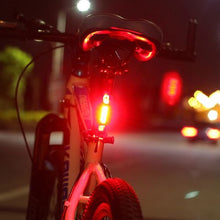 Load image into Gallery viewer, Bicycle Rear LED USB Safety Warning Light
