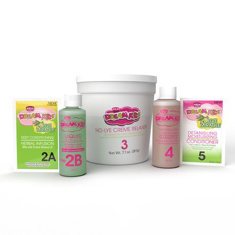 African Pride - Dream Kids Olive Miricle No-Lye Relaxer Kit Buy Online in Zimbabwe thedailysale.shop